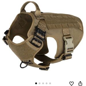 ICEFANG Tactical Large Dog Harness and Leash
